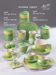 Green, stoneware, mayerling,piatti,tazze ,mug